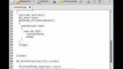 SDL tutorial 9 - SDL_ttf