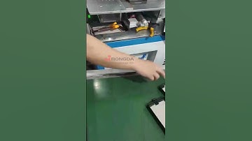 RP450B rigid box ribbon pasting machine with logo postion device