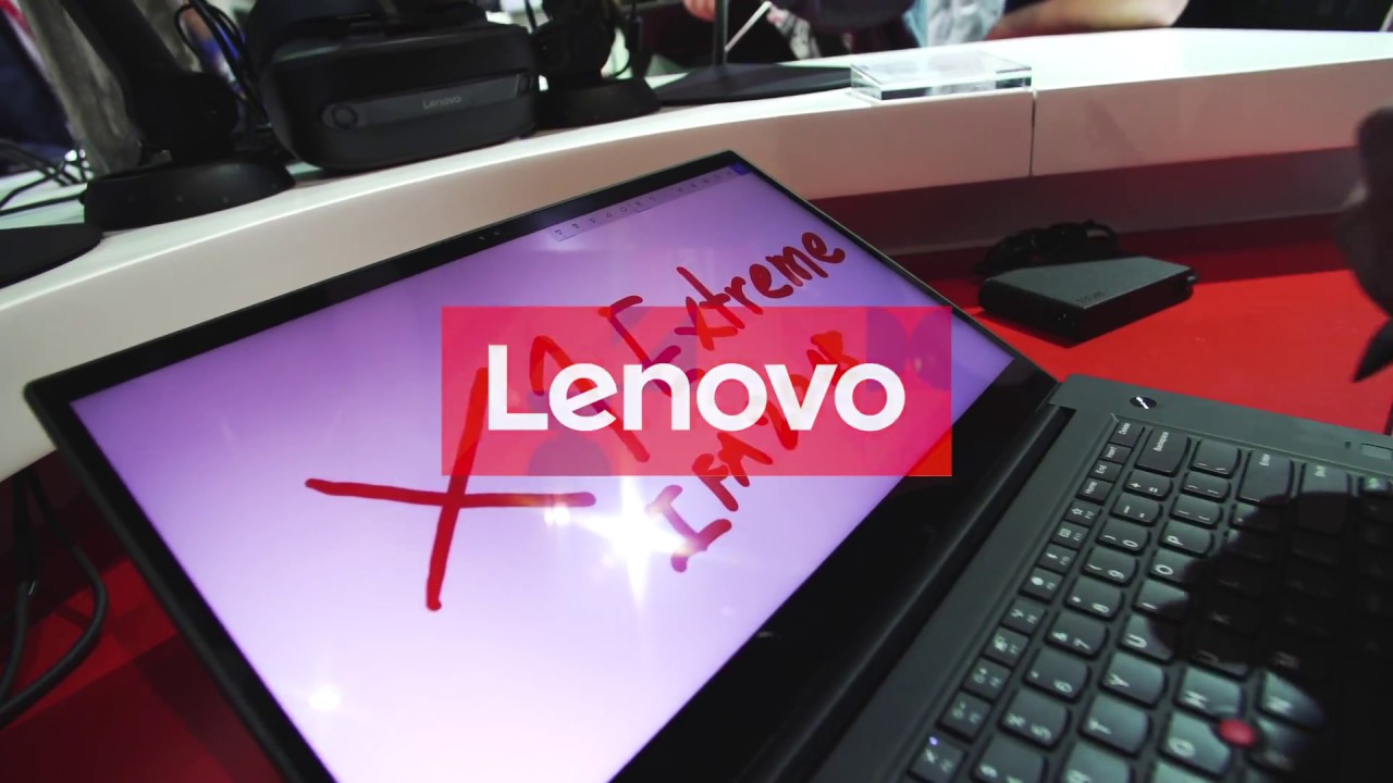 ThinkPad X1 Extreme In Action at IFA 2018