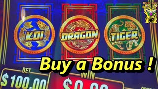 ★WHAT HAPPENS IF I USE FREE PLAY TO BUY A BONUS GAME ?★COIN TRIO / BANK BUSTER  Slot☆栗スロ / Yaamava' screenshot 5