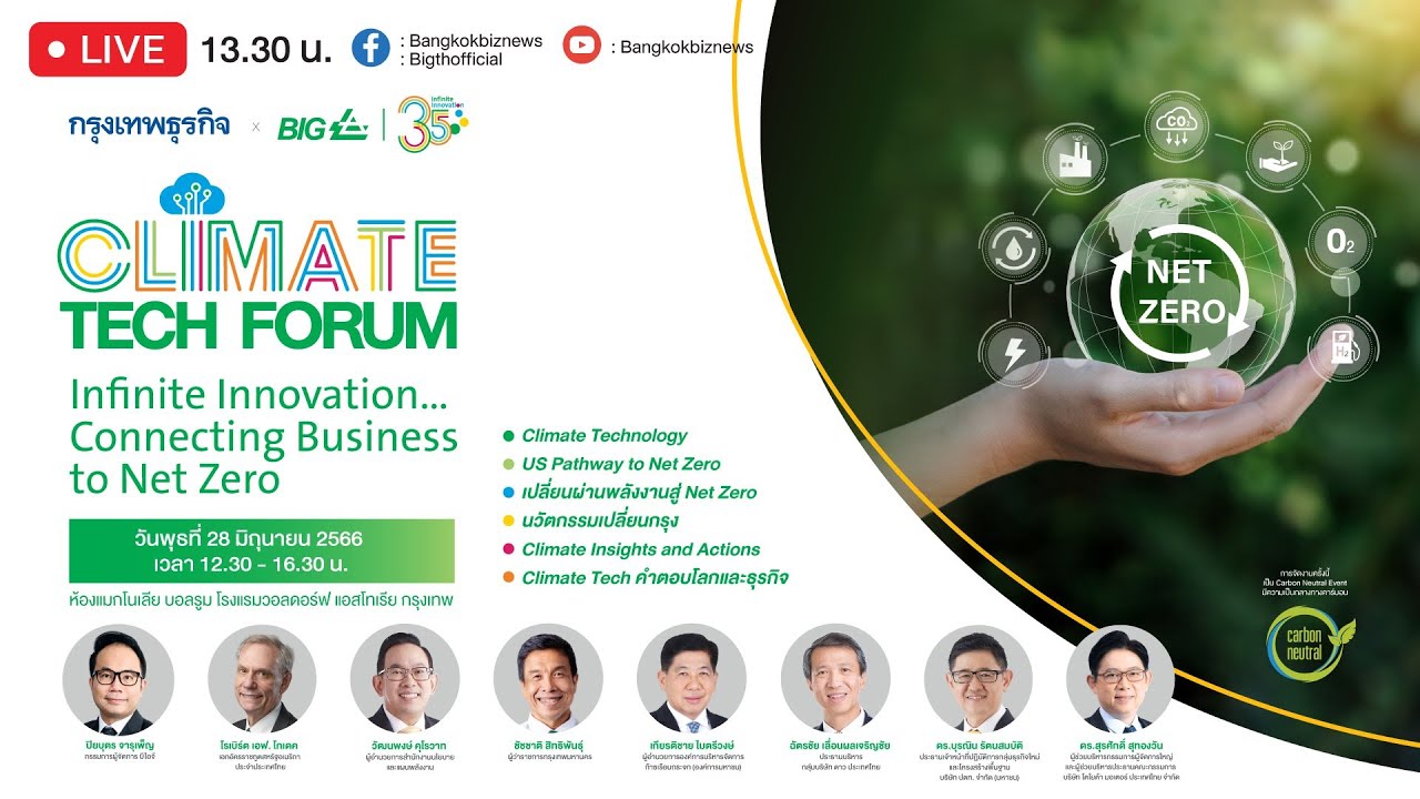 📍 Climate Tech Forum: Infinite Innovation... Connecting Business to Net ...