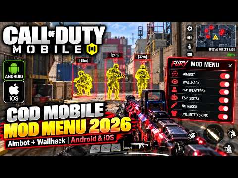 COD MOBILE MOD MENU 2026 🔥 Aimbot + Wallhack | Android & iOS