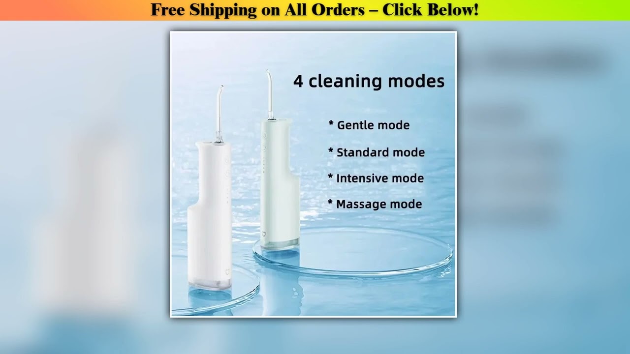 Xiaomi Mijia Electric Oral Irrigator F300 Dental Water Jet Portable Powerful Pick Flosser Teeth