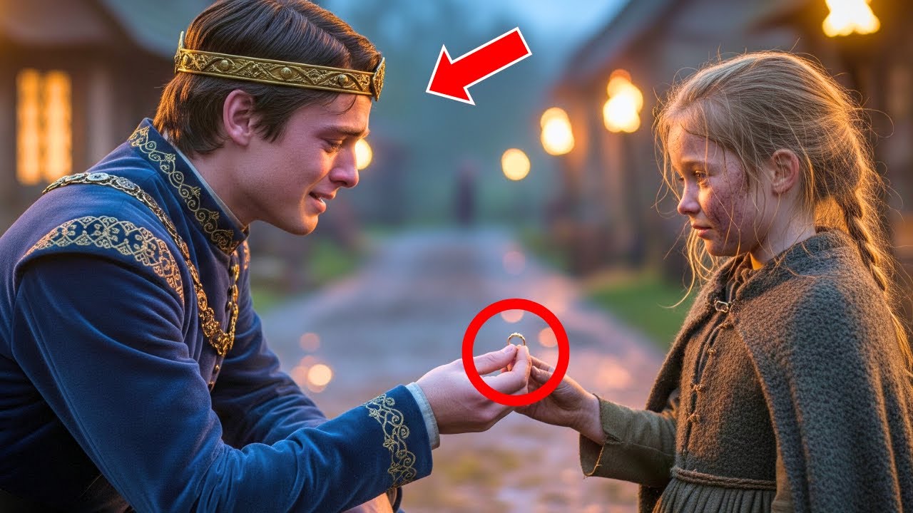 FETIȚĂ SĂRACĂ DĂ UN INEL UNUI REGE – CÂND VEDE CE SCRIE ÎNĂUNTRU, ÎNCEPE SĂ PLÂNGĂ