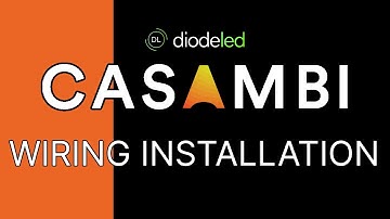 Diode LED Casambi Series - 01 Wiring Installation