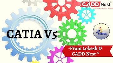 Catia V5 - Surface Modelling ( Example 1) - [From Lokesh CADD Nest ®]