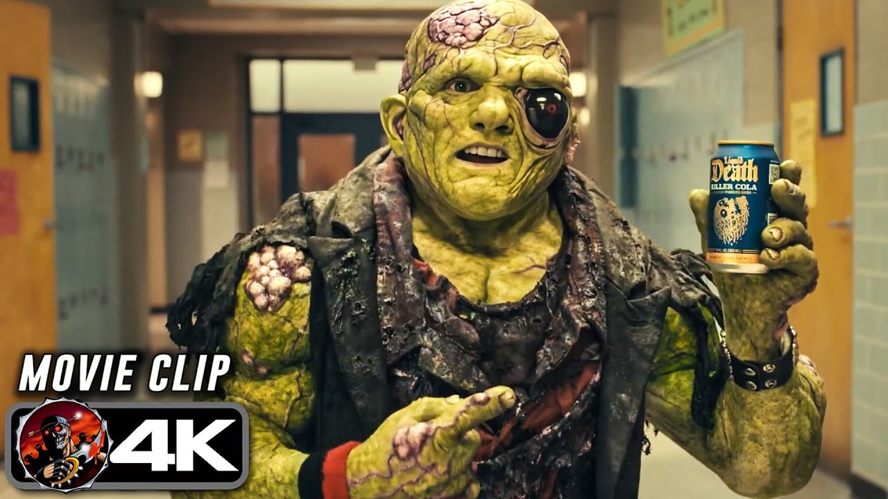 THE TOXIC AVENGER | Liquid Death Spokesperson (2025) Movie CLIP 4K