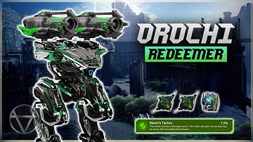 [WR] 🔥 Cryptic Redeemer OROCHI w/ Brave Skin – Mk3 Gameplay | War Robots