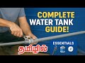 Detailed instructional video on water tank and pipeline installation💧🛠️ | #watertank #tankfitting