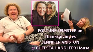 Fortune Feimster on Thanksgiving w/ Jennifer Aniston @ Chelsea Handler's House