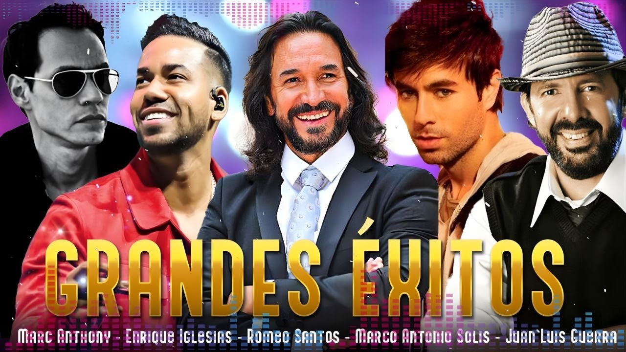 2 Hora de Éxitos Juan Luis Guerra, Marc Anthony, Enrique Iglesias, Romeo Santos, Marco Antonio Solis