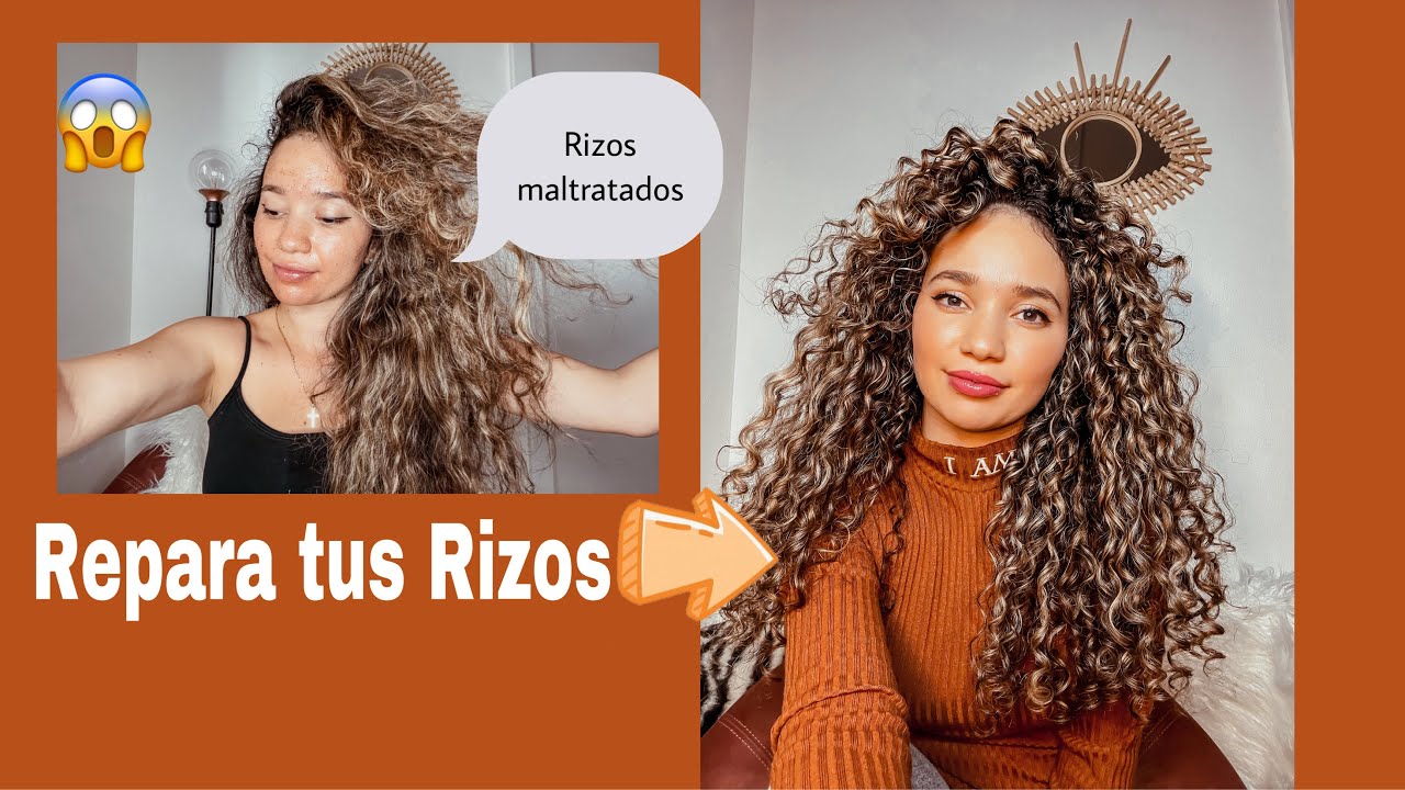 DEFINICION DE RIZOS EN CABELLO POROSO Y DAÑADO ¡RESULTADOS INCREÍBLES!