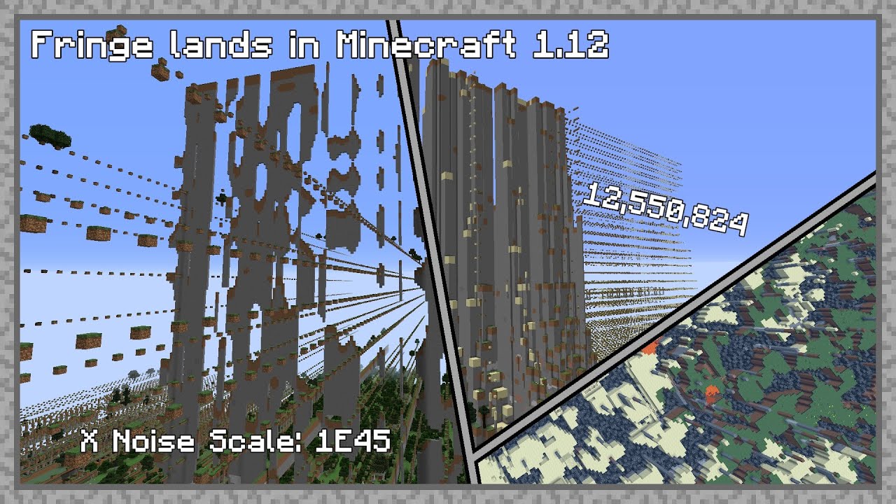 Minecraft 1.12 Fringe lands mod - YouTube