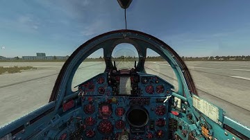 DCS World | Mig-21bis | Startup incl. Radar, Taxi and Takeoff