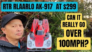 Rlaarlo AK-917 speed rc car unboxing, review and test run - 100+ mph 1/10 scale