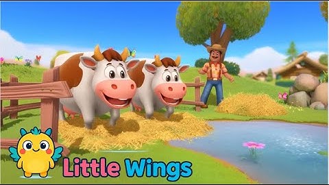 Farm Animal Song for Kids 🐷🐔 | Learn Animal Sounds with Farmer Joe #littlewings #kidssongs #farmer