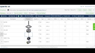 OpenBOM Thumbnails image previews for SOLIDWORKS