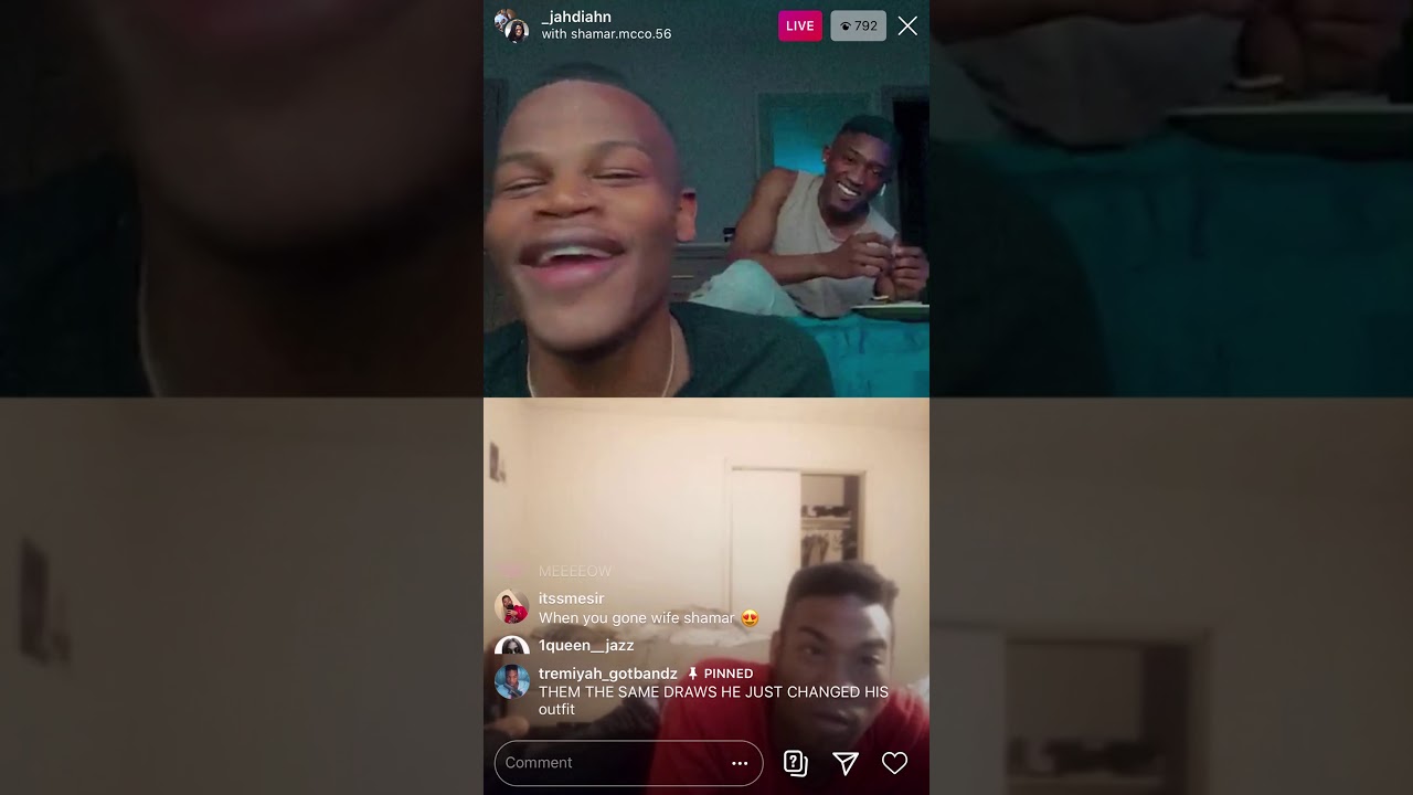 Jahdiah flirts with Shamar