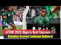 بدأ منتخب نيجيريا مشواره في كأس الأمم الأفريقية 2025 بفوز أوسيمين ولوكمان يسجلان هدفين في مر 