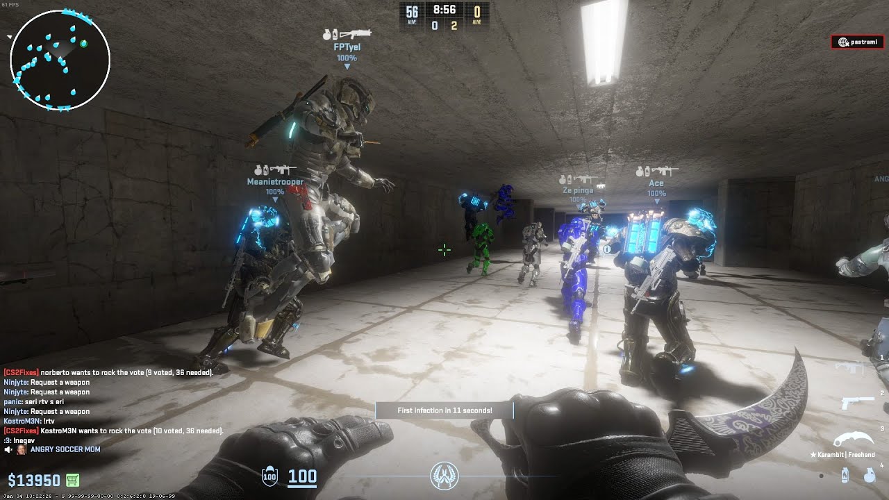 (Solo Win) CS2 Zombie Escape ze_hold_em_p On GFL - YouTube