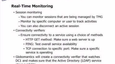 9 tmg monitoring and reporting