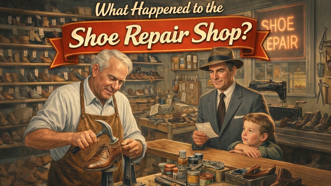 What Happened To The Shoe Repair Shop? Why We Stopped Fixing Things