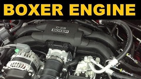 Boxer Engine - Flat Four Engine - Explained