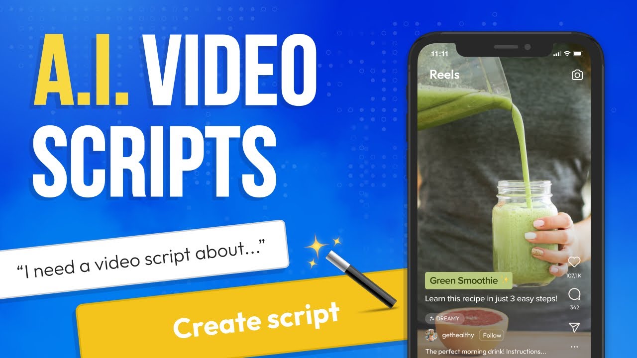 How to generate video scripts using an AI script generator - Animoto