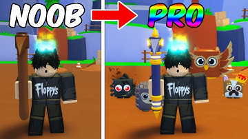 i went from NOOB to PRO in Roblox pickaxe simulator...