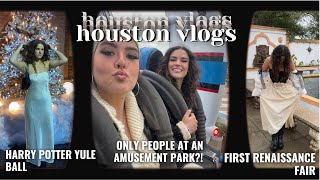 HOUSTON CHRONICLES // harry potter yule ball and first time at a renaissance fair!!