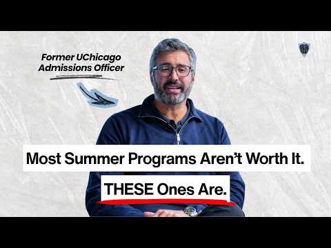 Expensive Summer Programs Don't Guarantee Admissions