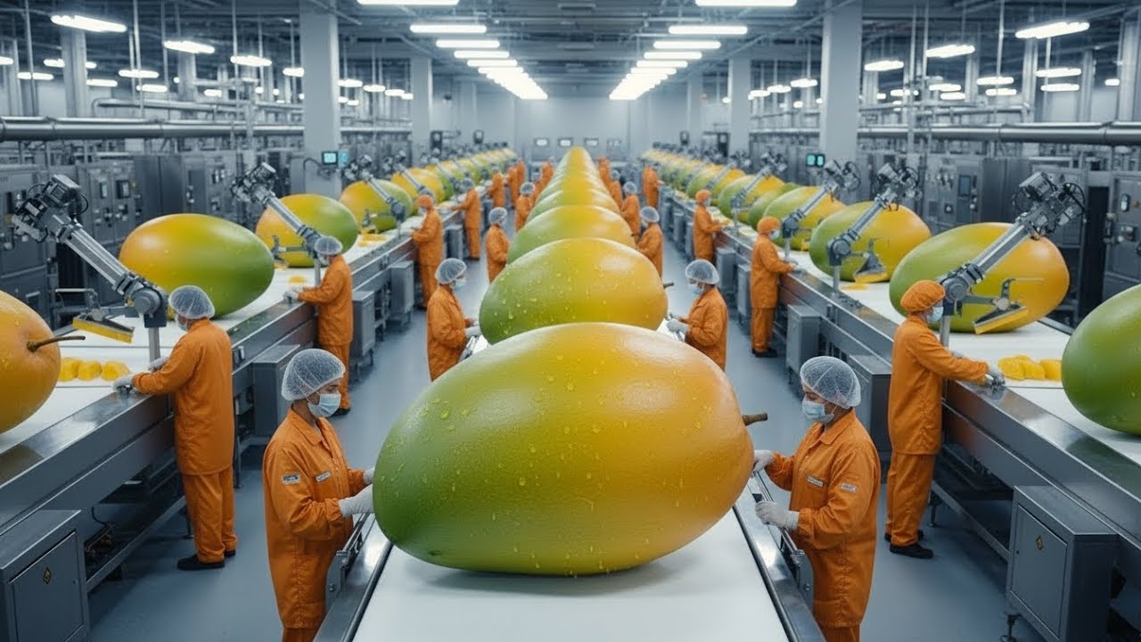 Modere Mango Inside a modern mango processing plant: From farm to delicious Mango ...