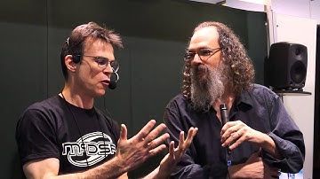 McDSP booth at NAMM 2015 with Andrew Scheps