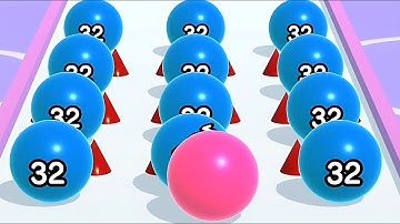 Ball Run 2048 - All Levels Gameplay Android, iOS ( Levels 3 )