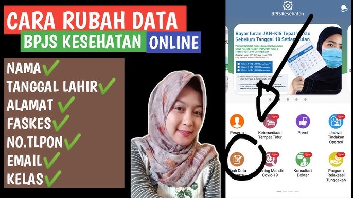 Perubahan data bpjs secara online