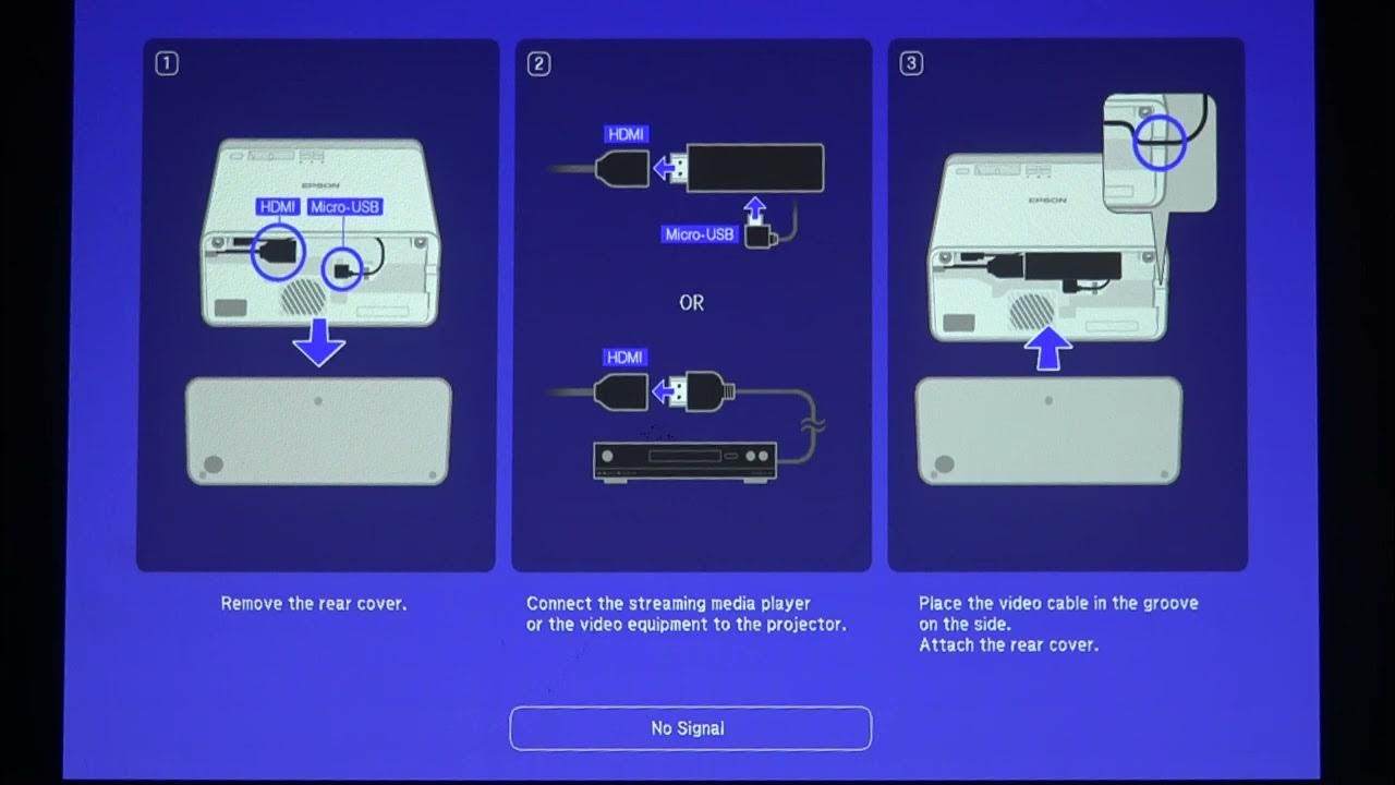 How To Find Serial Number on Projector Epson EF100B? YouTube