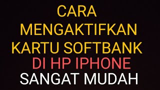 CARA SET INTERNET SOFTBANK DI HP IPHONE screenshot 5