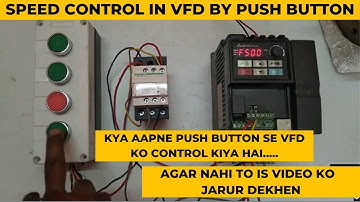Speed Control In Delta VFD By Push Button in hindi||Delta VFD Programming