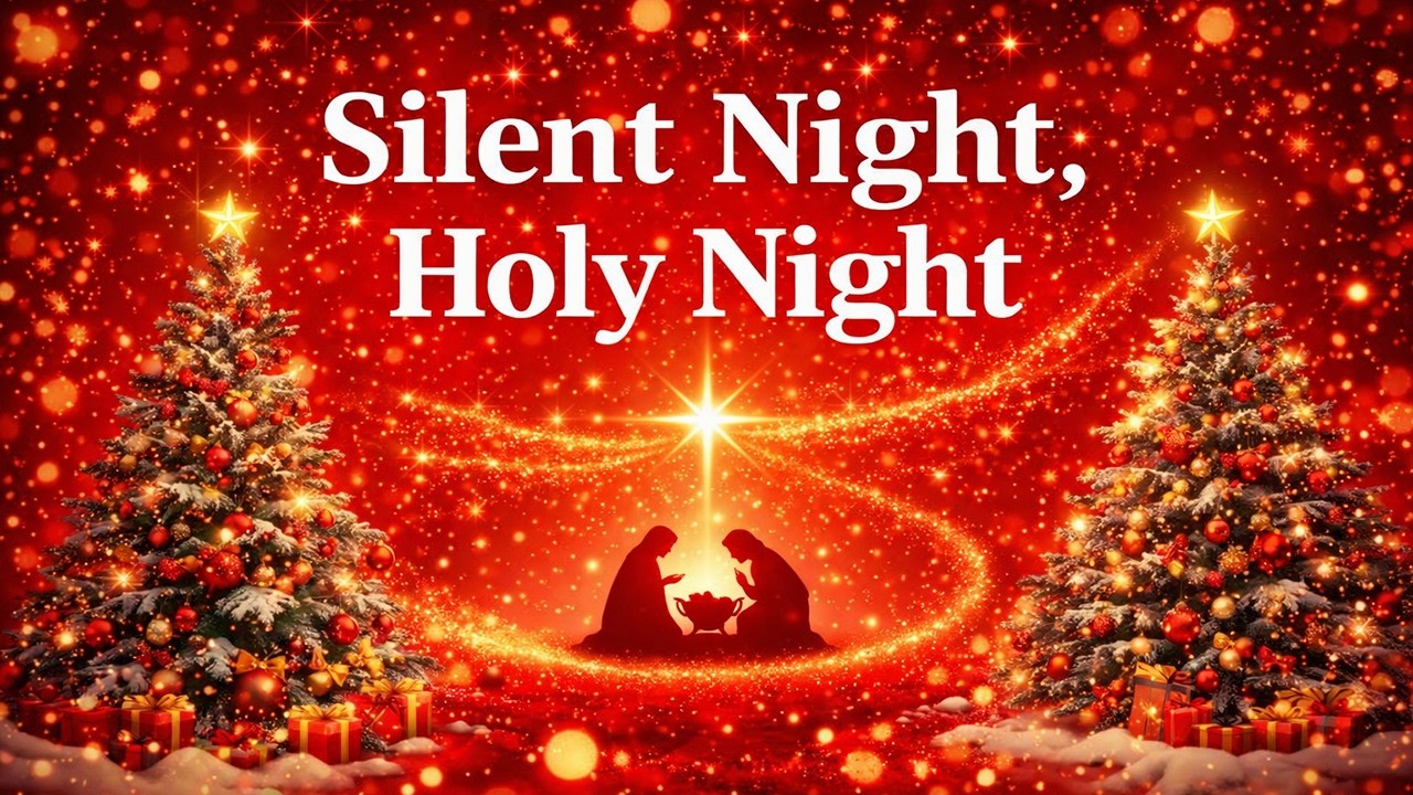 Silent Night, Holy Night with Lyrics | Traditional Christmas Carol