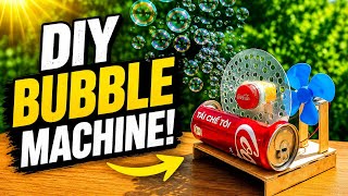 DIY Bubble Machine Using a Soda Can