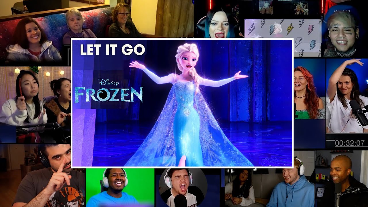 FROZEN | Let It Go | Frozen Reaction Mashup