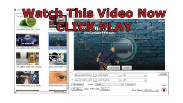 Live Action Intros: Live Action Intro Video Maker Software!