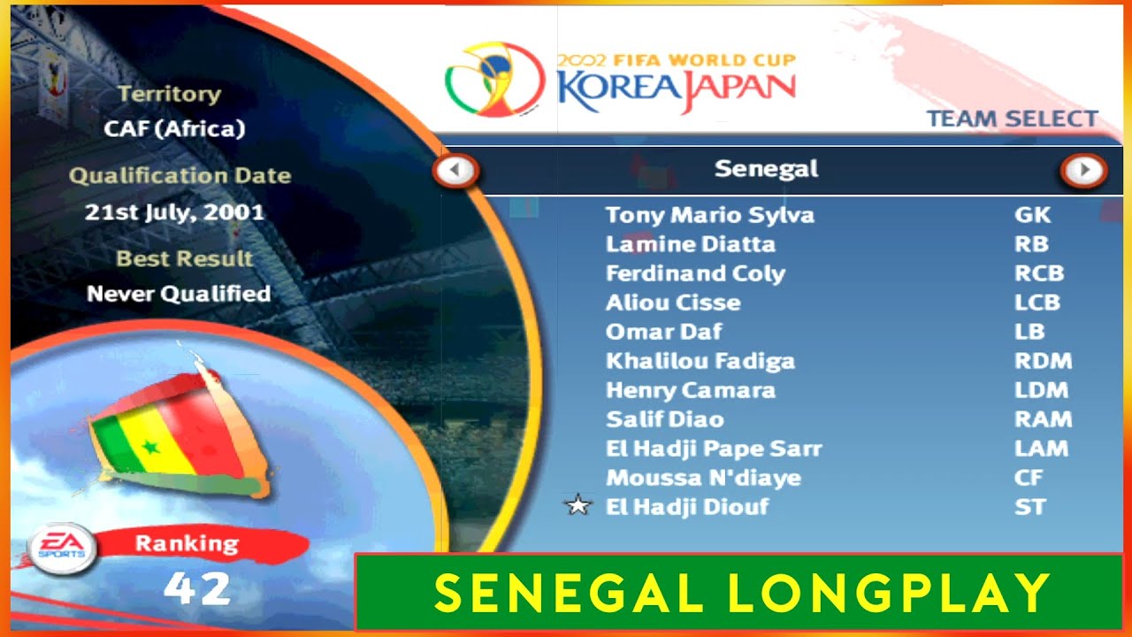 [PC] | FIFA WORLD CUP 2002 | SENEGAL | WORLD CUP LONGPLAY