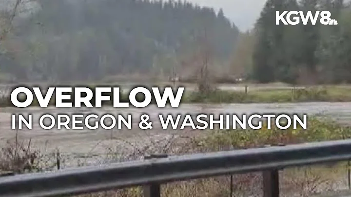 Waterways flood over across Oregon, Washington amid storm