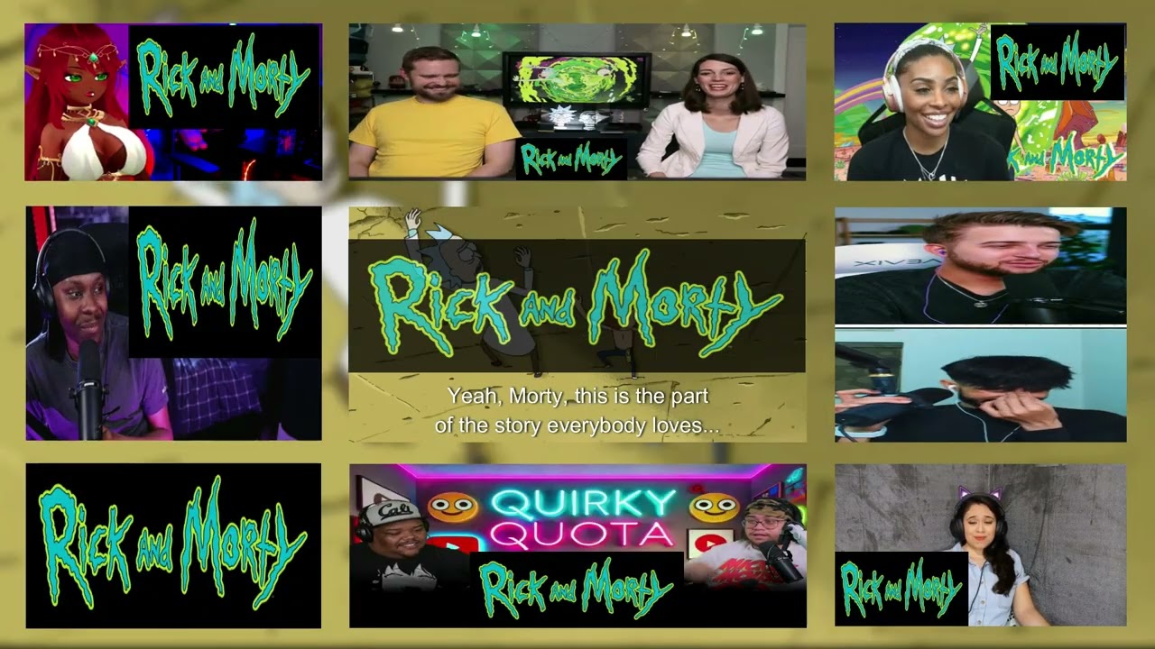 Rick and Morty Season 1 Episode 5 (Reaction Mashup)