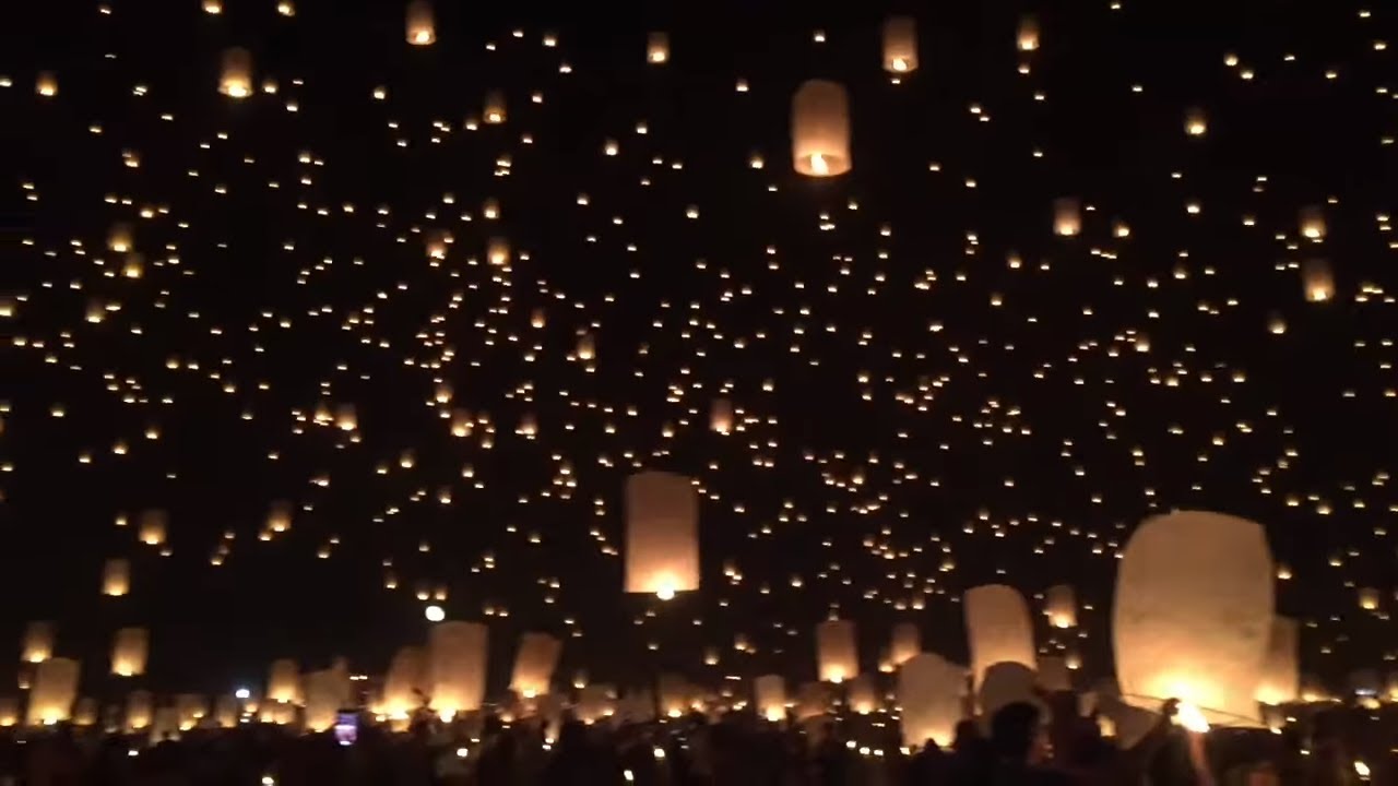 Rise lantern festival Las Vegas 2017 YouTube