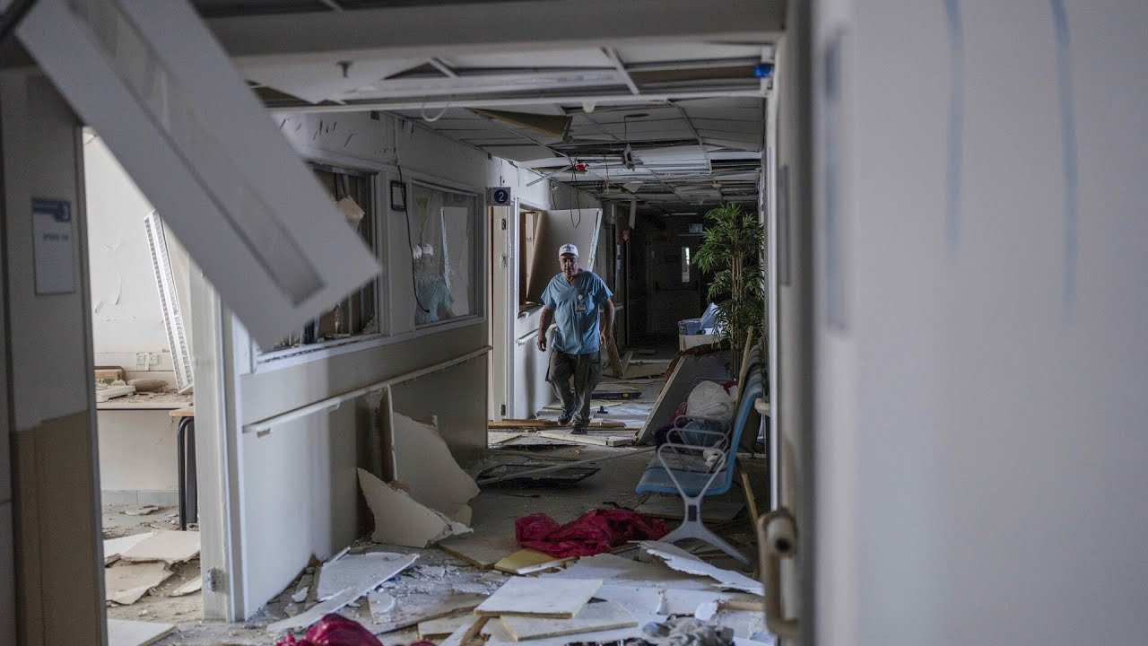 Israeli hospital hit in devastating Iranian missile strike
