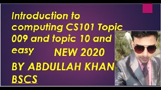 cs101 topic 9 |topic 10