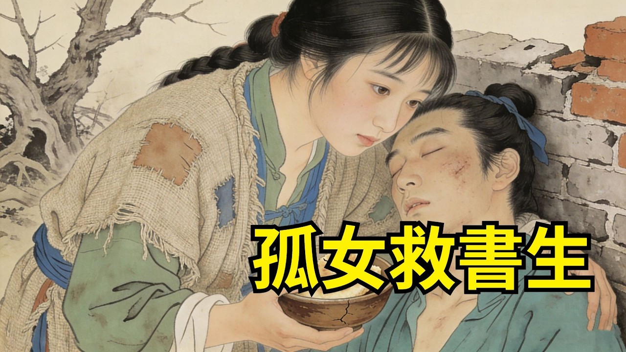 饑荒年，孤女省下口糧救暈倒書生。書生錯過考試，輾轉經商，十年後運糧賑災，尋得恩人，跪奉百石米：「當年壹碗，今日壹船。」【故事便利店】#民間故事#傳統故事#故事頻道#聽書#睡前故事#情感