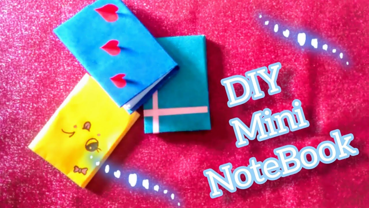 diy mini notebook one sheet of paper youtube